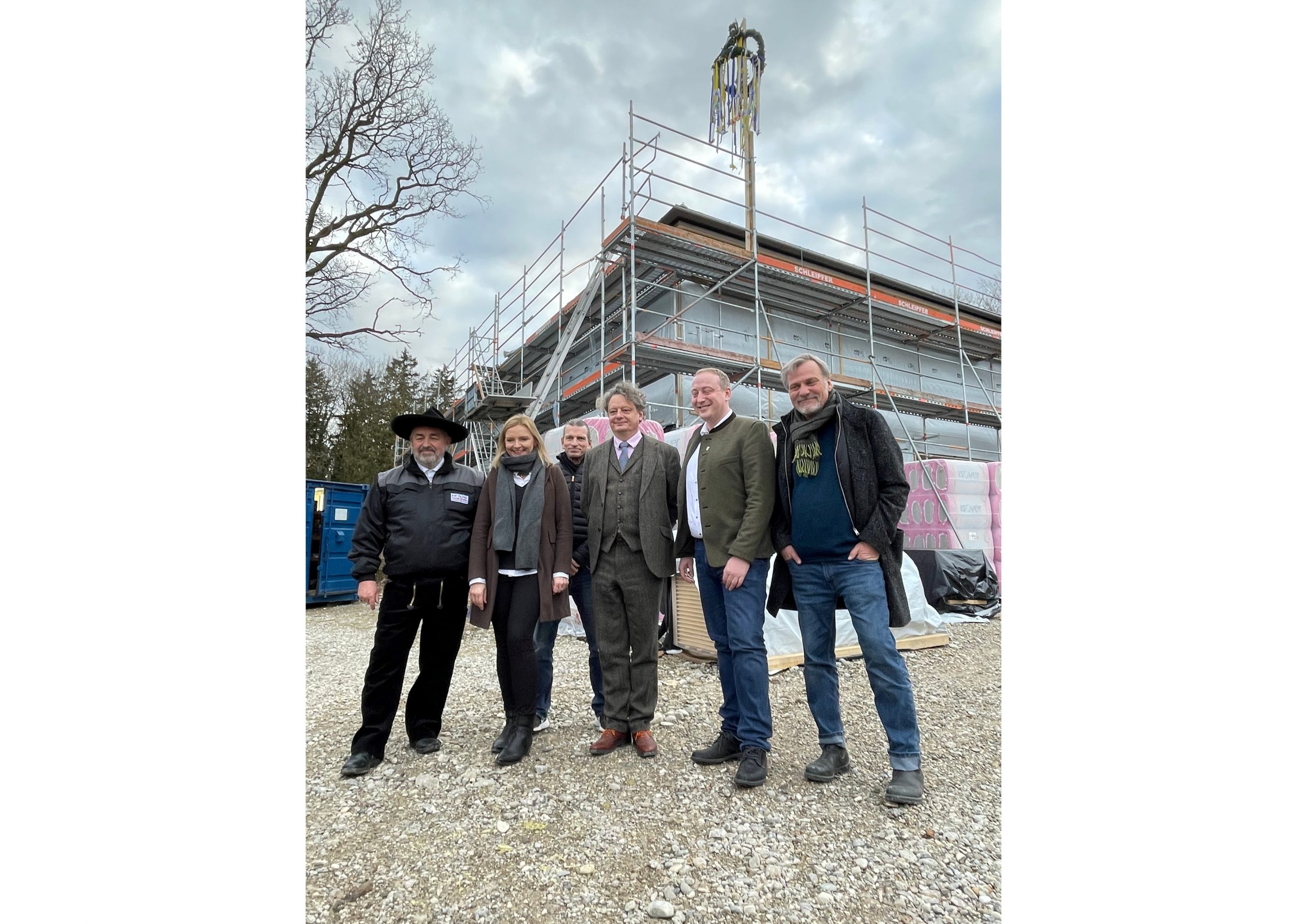 Richtfest Projektbeteiligte Gemeinde