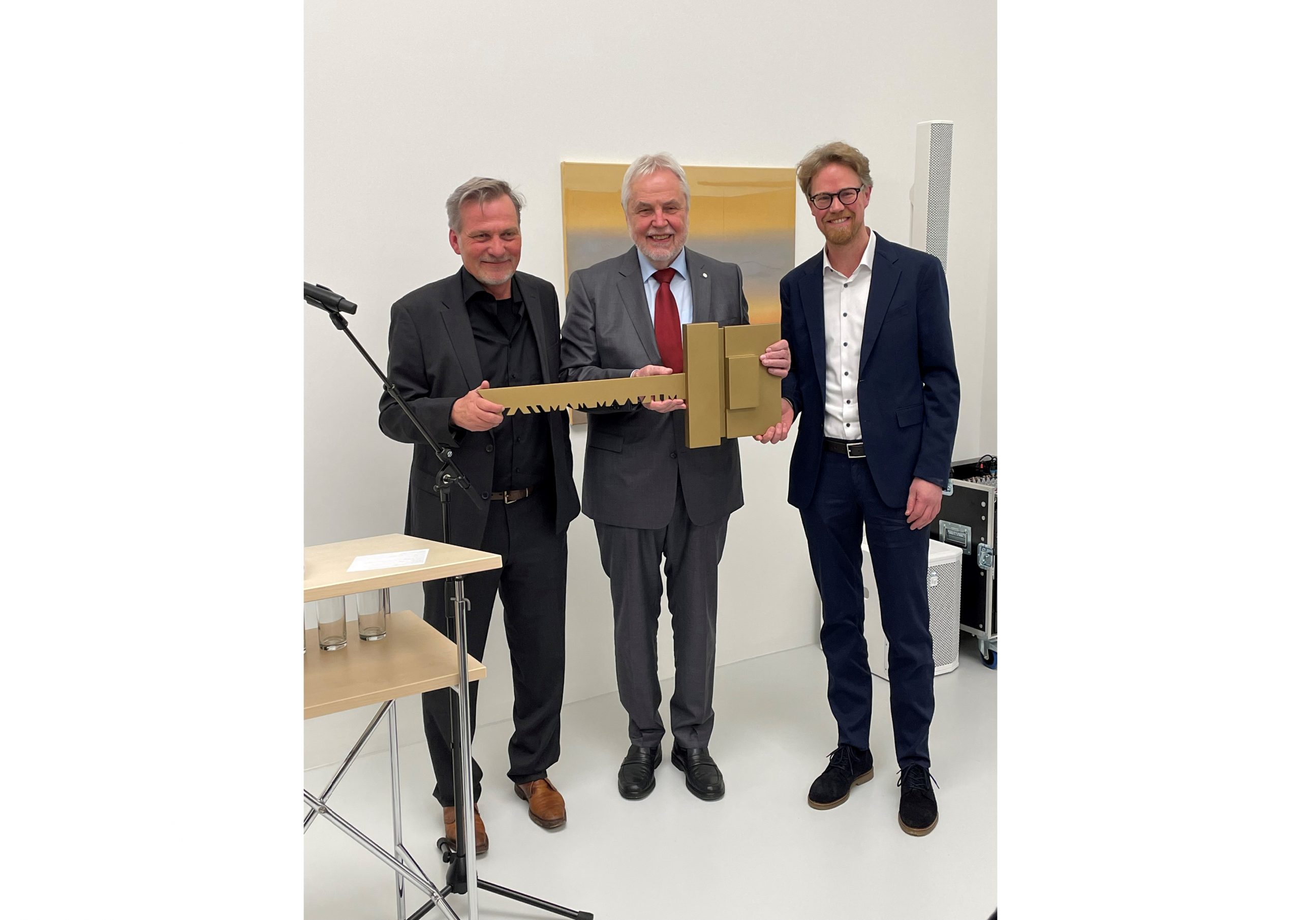 Schlüsselübergabe Eröffnung Kallmann-Museum